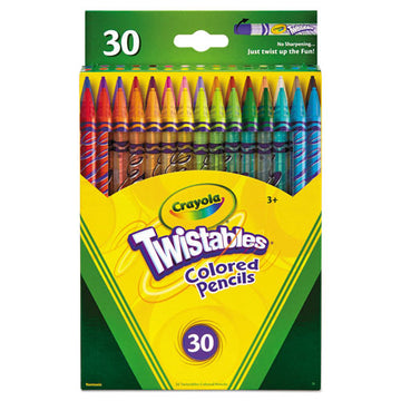 Crayola® Twistables Colored Pencils, 2 Mm, 2b (#1), Assorted Lead-barrel Colors, 18-pack freeshipping - TVN Wholesale